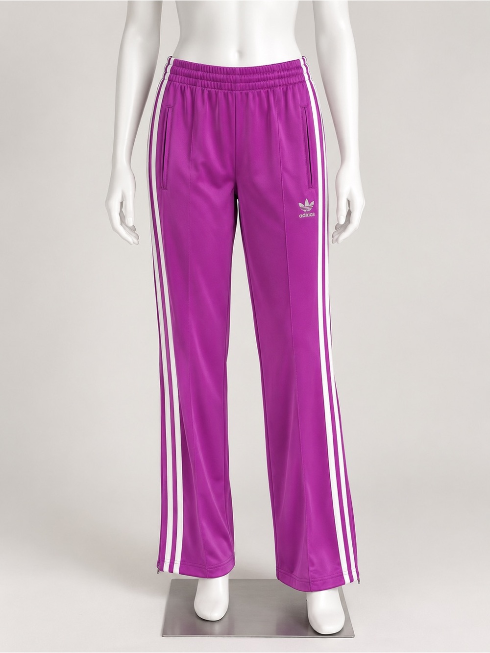 ADIDAS ORIGINALS WOMEN’S FIREBIRD LOOSE TRACK PANTS PURPLE BURST IY4726 SZ M